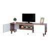 Gambar FULL KAYU - Kirana Lemari Meja TV - Buffet Montana BC White - Brown Cream dari KiranaFurniture Kab. Bogor 3 Tokopedia