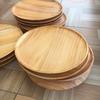 Gambar Piring kayu 30cm wooden plate kayu mahoni dari kulodereng Kota Batu 3 Tokopedia