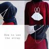 Gambar SILVER CHAIN MASK STRAP / TALI MASKER RANTAI SILVER / DENGAN STOPPER - Original dari HeyJune!! Kab. Bandung 4 Tokopedia