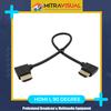Gambar HDMI Cable L 90 Degree ( 15 & 30 cm) - 15 CM dari Mitra Visual Kota Surabaya 1 Tokopedia