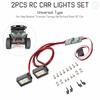 Gambar 2pcs RC LED Lights Headlight Roof Lamp Light 8LEDs Light for 1/10 dari TOKO AHNAF Kab. Cirebon 1 Tokopedia