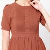 Gambar Chocochips - Xaviona Dress Brick - Orange, M dari Chocochips Official Shop Jakarta Barat 4 Tokopedia