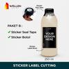 Gambar Paket Sticker Label dan Seal Botol Minuman Kopi Coffee Anti Air Custom - 100 ml dari WELLEN PRINT Jakarta Selatan 3 Tokopedia