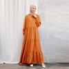 Gambar HOME DRESS POLOS - GAMIS DEWASA BUSUI SEHARI-HARI - BAHAN KATUN RAYON - deep orange dari Lakuyaa hijab Kota Surabaya 1 Tokopedia