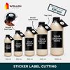 Gambar Paket Sticker Label dan Seal Botol Minuman Kopi Coffee Anti Air Custom - 100 ml dari WELLEN PRINT Jakarta Selatan 2 Tokopedia