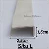 Gambar WLL LIST SIKU L / SIKU TANGGA PVC / LIS M PARKIT / ENDING PVC / PLASTI - 3548 dari Cruxifix Kota Bekasi 2 Tokopedia