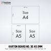 Gambar Karton Board No. 30 (A5 / 2 mm / No. 30) dari Kreative Media Printing Jakarta Timur 2 Tokopedia