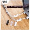 Gambar Klip Kabel Organizer Cable Clip isi 20pcs lem 3M Pengikat Kabel - Transparant, Kecil dari BEC House Official Store Jakarta Barat 1 Tokopedia