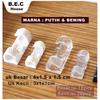 Gambar Klip Kabel Organizer Cable Clip isi 20pcs lem 3M Pengikat Kabel - Transparant, Kecil dari BEC House Official Store Jakarta Barat 4 Tokopedia