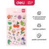 Gambar Deli Cartoon Sticker / Stiker Kartun Bisa Ditempel Dimana Saja 2592X - Putih dari Deli Stationery Kab. Tangerang 1 Tokopedia
