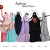 Gambar FATHNA BASIC DRESS TURQOISE - Gamis Olahraga - Nusseyba Activewear - M dari NusseybaID Kota Bandung 4 Tokopedia