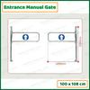 Gambar Entrance Manual Gate dari Belanjarak Kota Surabaya 2 Tokopedia