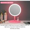 Gambar MIXIO A5 Cermin Rias / Kaca Make Up lampu LED MAKEUP MIRROR RING LIGHT - Merah Muda dari MIXIO Official Store Jakarta Utara 3 Tokopedia