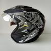 Gambar Helm SNI BXP Original 2 kaca (Double visor) Duke Hitam Abu Doff SNI dari Global helmet Jakarta Barat 1 Tokopedia