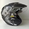 Gambar Helm SNI BXP Original 2 kaca (Double visor) Duke Hitam Abu Doff SNI dari Global helmet Jakarta Barat 3 Tokopedia