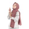 Gambar Pashmina Square anti tembem by Clivania best quality - Dusty pink dari Clivania Kota Bandung 16 Tokopedia