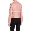 Gambar Jaket Kulit Cewek Hoodie Pink - Jaket Kulit Wanita - Jaket Kulit Domba - S dari The King Leather Kab. Garut 4 Tokopedia