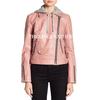 Gambar Jaket Kulit Cewek Hoodie Pink - Jaket Kulit Wanita - Jaket Kulit Domba - S dari The King Leather Kab. Garut 2 Tokopedia