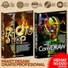 Gambar Paket Buku DVD Coreldraw & Adobe Photoshop Indonesia Video Tutorial dari Tutorial Multimedia Kota Bandung 1 Tokopedia