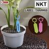 Gambar label tag tanaman warna warni name tag bahan tebal - pack isi 50 pcs - Biru Muda dari crystallpot Kota Tangerang 2 Tokopedia