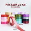 Gambar Pita Satin 1 inch / 2,5 cm warna pastel - Toska dari Floristsupply Jakarta Barat 1 Tokopedia