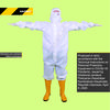 Gambar Baju APD Medis 4XL HAZMAT id Microporous Microporus Coverall 60gsm dari HAZMAT.ID Kota Bekasi 2 Tokopedia