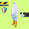 Gambar Baju APD Medis 4XL HAZMAT id Microporous Microporus Coverall 60gsm dari HAZMAT.ID Kota Bekasi 4 Tokopedia