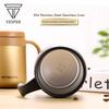 Gambar tumbler coffee mug termos air double wall / thermos cup minuman kopi - black, 350ml dari vesper Jakarta Barat 5 Tokopedia