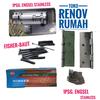 Gambar PINTU PVC KAMAR MANDI TEBAL (MODEL KACA KEKINIAN - KUALITAS PREMIUM) - 1. Bukaan kanan dari Renov rumah Kota Tangerang Selatan 3 Tokopedia