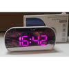 Gambar Jam Meja Digital Alarm LED Mirror Clock - Putih-Putih dari Souvenia Center 7 Tokopedia