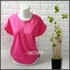 Gambar OBRAL!!! Atasan Kaos Oblong Wanita Busui Resleting Depan Cantik - Hitam dari FiniStore Kota Surabaya 4 Tokopedia