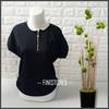Gambar OBRAL!!! Atasan Kaos Oblong Wanita Busui Resleting Depan Cantik - Hitam dari FiniStore Kota Surabaya 1 Tokopedia