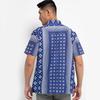 Gambar Danar Hadi Batik Motif Latar Segi Cemukiran Men Shirt Blue - E8 - S dari Danar Hadi Batik Jakarta Selatan 3 Tokopedia