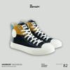 Gambar Sepatu Warrior Rainbow High Cut Navy Grey dari yk raya Kab. Sleman 2 Tokopedia