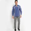 Gambar Danar Hadi Batik Motif Latar Segi Cemukiran Men Shirt Blue - A3 - S dari Danar Hadi Batik Jakarta Selatan 2 Tokopedia