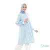 Gambar Atasan Muslim Wanita | Manda Tunik Biru | S M L XL | Tazkia Hijab - M dari Tazkia Hijab Store Kota Bandung 1 Tokopedia