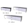 Gambar Neo Combi Meja TV Cabinet Lemari Entertainment Unit Ruang Tamu - Putih CoklatTua, 150 cm dari Heinrich Interior Jakarta Utara 4 Tokopedia