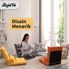 Gambar Dejavu Kursi Lantai Lipat Sofa Lazy Bag Tempat Duduk Lesehan HSB302 - 8 Petak Abu dari Dejavu Official Kota Tangerang 1 Tokopedia