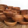 Gambar Mangkuk kayu 12cm mangkok kayu mahoni dari kulodereng Kota Batu 1 Tokopedia