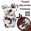 Gambar UNIVERSAL STROLLER PAD bantalan Alas stroler carseat bouncer kereta 1 dari Talitha Bedset Jakarta Selatan 2 Tokopedia