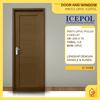 Gambar PINTU UPVC COKLAT POLOS ICEPOL 200 X 70 KAMAR MANDI + KUSEN + HANDLE dari Global Bangun Jaya Kota Tangerang Selatan 1 Tokopedia