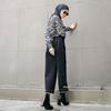 Gambar JINISO - Highwaist Kulot Jeans Vintage Black 303 - 313 HYPE BAE dari JINISO.ID Jakarta Utara 4 Tokopedia