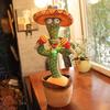 Gambar Boneka Kaktus LED Menari Music Dan Rekam Suara/Dancing Cactus Toy - LED MARACAS dari Flash Unik Kab. Tangerang 12 Tokopedia