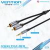 Gambar Vention Kabel Audio 3.5mm to RCA 2 Male For Audio Speaker Multimedia - BCL, 0.5 Meter dari Vention Authorized Store 9 Tokopedia