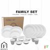 Gambar Glori Melamine Set Makan Keluarga Piring Makan Gelas Mangkok FS001 - Hijau dari Glori Melamine Kab. Tangerang 2 Tokopedia