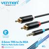 Gambar Vention Kabel Audio 3.5mm to RCA 2 Male For Audio Speaker Multimedia - BCL, 0.5 Meter dari Vention Authorized Store 2 Tokopedia