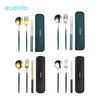 Gambar ecentio Set Alat Makan Sendok Garpu Sumpit 410 Stainless Steel - Hitam dari ecentio Official Store Kab. Bekasi 2 Tokopedia