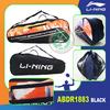 Gambar TAS BADMINTON LINING 2 RESLETING THERMO ORIGINAL - Black Green dari pro champion Jakarta Barat 3 Tokopedia