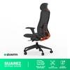 Gambar Kursi Kerja Ergonomis Stramm Suarez I - Red on Black dari Stramm Kab. Tangerang 2 Tokopedia