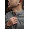 Gambar BROODIS Kemeja Polos Basic Slimfit Lengan Panjang Collarless Grey - S, Collarless Grey dari Broodis Kota Tangerang Selatan 3 Tokopedia